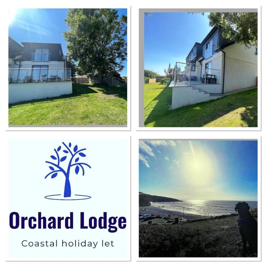 Orchard Lodge -Coastal Retreat, New Build, Village Views, Private Garden And Terrace Saint Brides Major Buitenkant foto